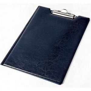 Picture of Teczka z klipem A4 winyl granat