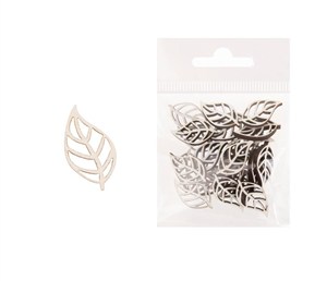 Picture of Dekoracja drewniana 24szt Liść