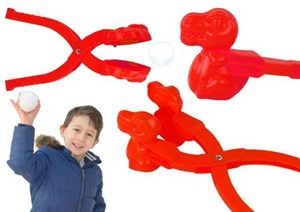 Picture of Śnieżkomat maszynka do kulek dinozaur czerwony