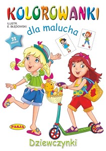 Obrazek Dziewczynki. Kolorowanki dla malucha