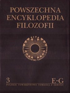 Picture of POWSZECHNA ENCYKLOPEDIA FILOZOFII T.3/KUL