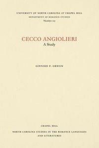 Obrazek Cecco Angiolieri A Study