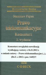 Obrazek Prawo telekomunikacyjne Komentarz