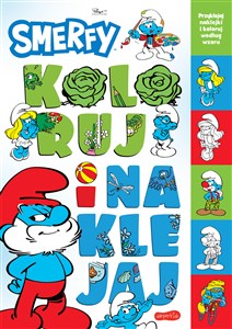 Obrazek Smerfy. Koloruj i naklejaj