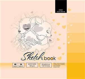 Obrazek Szkicownik 200x200/48K 100g TW FRESH