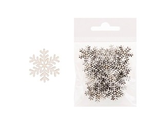 Picture of Dekoracja drewniana 24szt Śnieżka