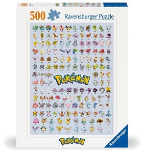 Obrazek Puzzle 500 2D: Pokemon Postacie