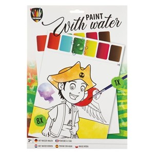 Obrazek Kolorowanie wodne A4 Pirat