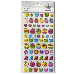 Obrazek Naklejki wypukłe mix 65szt