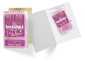 Picture of Karnet B6 Babcia