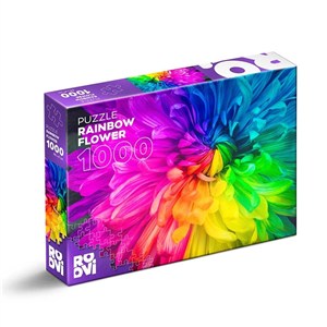 Obrazek Puzzle 1000 Tęczowy kwiat