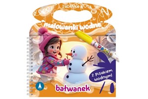Obrazek Zadanka & malowanki wodne. Bałwanek