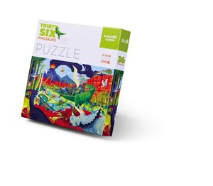 Obrazek Puzzle dinozaury 300