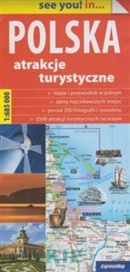 Obrazek Polska Atrakcje turystyczne papierowa mapa samochodowa 1:685 000
