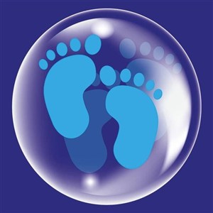 Picture of Balon 45 cm - „Stopki” niebieski (TB 3620)