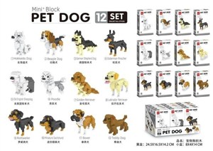 Obrazek Klocki psy MIX