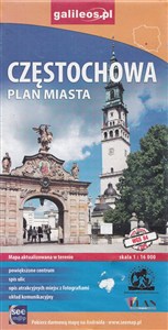 Obrazek Częstochowa Plan miasta 1:16 000