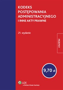 Obrazek Kodeks postępowania administracyjnego i inne akty prawne