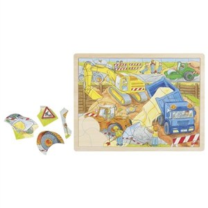 Obrazek Puzzle Budowa 56 elem. , Goki 57693