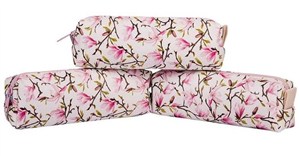 Picture of Piórnik jednokomorowy różowy kwiaty