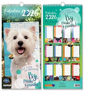 Obrazek Kalendarz 2026 planer Psy