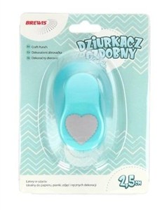 Obrazek Dziurkacz ozdobny - Serce 2,5cm MIX