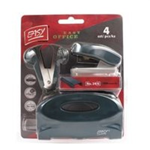 Picture of Zestaw zszywacz+dziurkacz niebieski