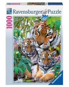 Obrazek Puzzle 1000 Rodzina tygrysów