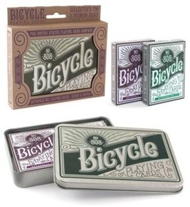 Obrazek Karty Retro Tin Gift Set BICYCLE