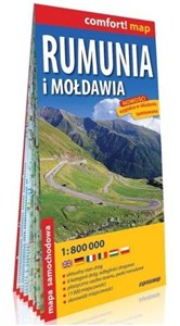 Obrazek Rumunia i Mołdawia laminowana mapa samochodowa 1:800 000