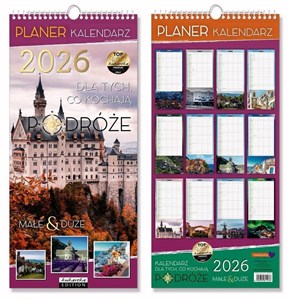 Obrazek Kalendarz 2026 planer Podróże