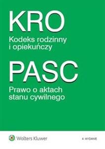 Obrazek Kodeks rodzinny i opiekuńczy Prawo o aktach stanu cywilnego