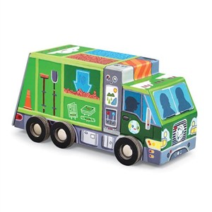 Obrazek Puzzle Śmieciarka 48