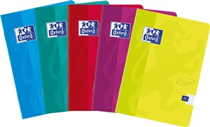 Obrazek Paczka Zeszyt A4 60k kratka Oxford touch mix pakiet 5 sztuk