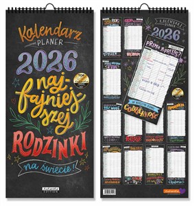 Obrazek Kalendarz 2026 planer Najfajniejszej rodzinki