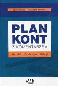 Obrazek Plan kont z komentarzem Handel, produkcja, usługi