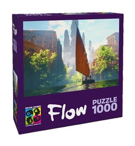 Obrazek Puzzle 1000 Flow łódź