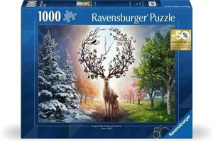 Obrazek Puzzle 1000 Jeleń 50 urodziny