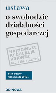 Obrazek Ustawa o swobodzie działalności gospodarczej