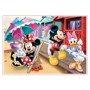 Obrazek Puzzle 4w1 Minnie z przyjaciółmi