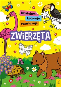 Obrazek Naklejam koloruję rozwiązuję Zwierzęta
