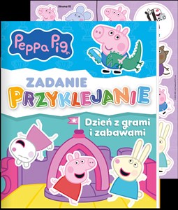 Obrazek Peppa PigZadanie przyklejanie Dzień z grami i zabawami