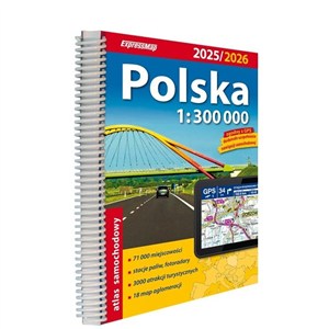 Obrazek Polska Atlas Samochodowy 1:300 000