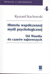 Obrazek Historia współczesnej myśli psychologicznej Tom 4 Od Wundta do czasów najnowszych
