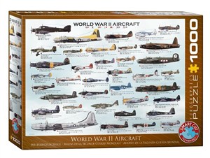 Obrazek Puzzle 1000 Samoloty wojskowe II Wojny Światowej
