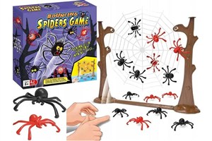 Obrazek Gra Skaczące Pająki na pajęczynie