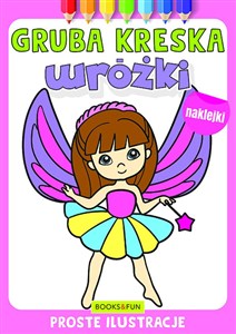 Obrazek Wróżki z naklejkami gruba kreska