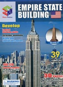 Obrazek Puzzle 3D Empire State Building 39 elementów
