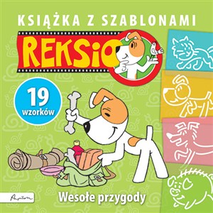Obrazek Reksio Wesołe przygody Książka z szablonami
