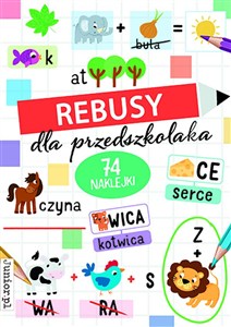 Obrazek Rebusy dla przedszkolaka z naklejkami